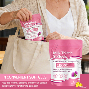 Chardon-Marie 120 Gélules Molles, Extrait de Silymarine Standardisé à 80%, Soutient la Santé Cardiaque, l'Immunité, la Peau et la Réparation Cellulaire - Product Image 5