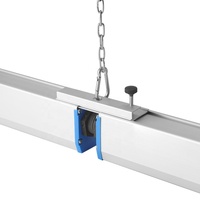 Lumière linéaire LED IP65, luminaire linéaire suspendu LED 15W 18W 50W 150LM/W, éclairage commercial et industriel, CB CE, garantie 5 ans