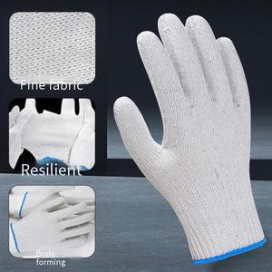 Guanti da <span class=keywords><strong>Lavoro</strong></span> in Cotone Economici Personalizzati, Guanti per Elettricisti Lavabili Bianchi per Lavori Agricoli - Product Image 1