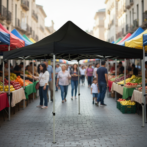סיטונאי חיצוני עמיד למים נייד זול מותאם אישית מודפס מתקפל מזון דוכן שוק אירוע 10x20 10x10 חופה אוהל עבור ספק - Product Image 2