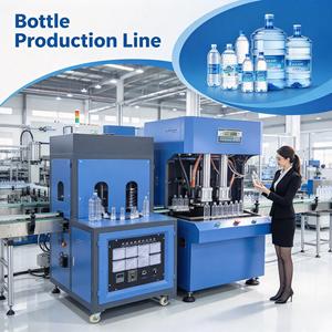 Machine de soufflage semi-automatique 2L pour cosmétiques, 2 cavités, vente directe usine, fabricant professionnel - Product Image 6