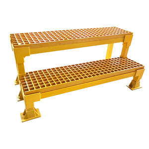 Grille anti-corrosion FRP pour le sol, bon prix de la grille FRP, grille légère en fibre de verre FRP haute résistance - Product Image 3