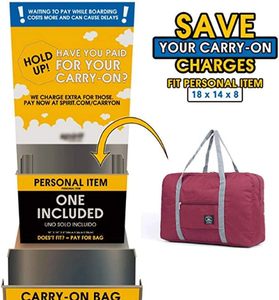 Sac de voyage Weekender pour femme Spirit Airlines Article personnel Bagages à main Sac de sport pour fitness - Product Image 5