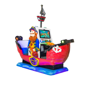 Manège <span class=keywords><strong>Pirate</strong></span> 2 places à monnayeur en fibre de verre, <span class=keywords><strong>jeu</strong></span> vidéo interactif pour parcs d'attractions intérieurs, populaire auprès des enfants - Product Image 2