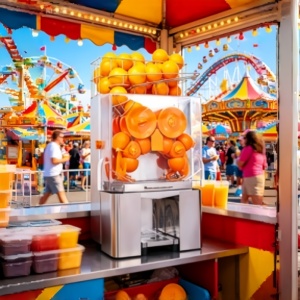 Presse-agrumes automatique haute vitesse pour oranges et citrons, idéal pour les cuisines commerciales et les petits-<span class=keywords><strong>d</strong></span>éjeuners <span class=keywords><strong>d</strong></span>'hôtel - Product Image 2