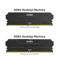 Memoria RAM DDR5 CUSU 5600Mhz 6400Mhz, Memoria DDR4 3200Mhz 3600Mhz 8Gb DDR5 16Gb 32Gb UDIMM para Computadora de Escritorio, para Juegos y Personalización