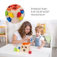 Los mejores juguetes educativos de madera natural para niños Clasificador de formas de madera