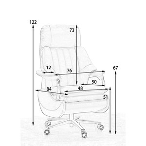 Luxury Manual Lunch Break Leather Office <strong>Chair</strong> High Quality Office Furniture Chairman CEO Manager Comfortable Office <strong>Chair</strong> - Product Image 5
