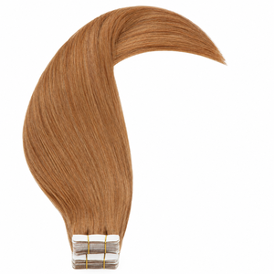 Extensioni di <span class=keywords><strong>Capelli</strong></span> Umani con Nastro Invisibile, 100% <span class=keywords><strong>Capelli</strong></span> Veri, Lisci, Castano Chiaro e Biondo, con Nastro Adesivo - Product Image 4