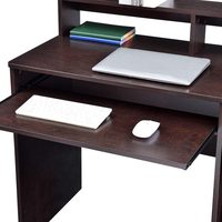 Bureau d'ordinateur au design moderne, socle fixe, pour usage commercial,