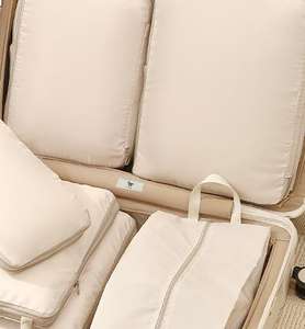 Sac de rangement pour voyage, sac de rangement multifonction pour vêtements, organisateur de valise, ensemble de 7 pièces, pochette de rangement compressible - Product Image 4