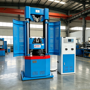 เครื่องทดสอบแรงดึงเหล็กแบบไฮดรอลิกอเนกประสงค์ หกเสา สองช่องว่าง มาตรฐาน ISO ASTM CE รุ่น WE-100/300/600/1000KN - Product Image 1