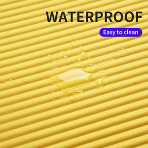 Esterilla de Yoga NBR personalizada ecológica de 10mm de grosor con superficie impermeable antideslizante rebote suave de 183cm de longitud para entrenamiento en casa - Product Image 4