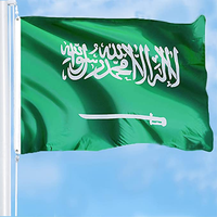 Gahumi Bas Prix Fabricant Drapeaux de Pays Personnalisés Promotionnel Suspendu 90X150Cm Drapeau Personnalisé