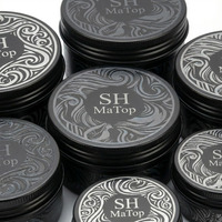 Vide cosmétique en métal cheveux cire boîte de conserve conteneur 5g 10g 15g 20g 30g 50g 100g voiture désodorisant parfum bougie pot en aluminium