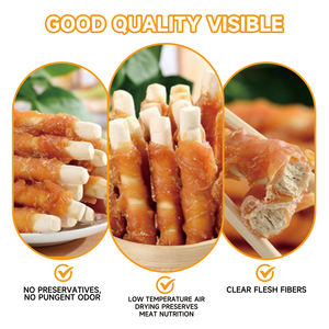Pur Poulet & Boeuf Cacher Bully Sticks-Mâche dentaire pour chien naturel pour mâcheurs agressifs <span class=keywords><strong>Grain</strong></span> <span class=keywords><strong>Free</strong></span> Pet Treats Bulk Wholesale - Product Image 5