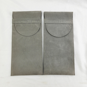 Pochette d'emballage pour bijoux en velours personnalisée avec logo, pochette en microfibre suédée pour une présentation élégante des bijoux - Product Image 2