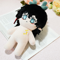 Poupée en coton anime personnalisée OEM ODM, version Q, poupée humanoïde en peluche, personnage de dessin animé personnalisé, jouet en peluche pour les marchandises de jeux et d'anime