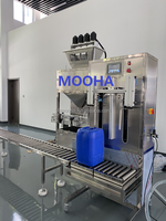 Machine de remplissage semi-automatique de liquides pour boissons, désinfectant pour les mains, alcool, huile, eau, avec pesage, capacité 25 kg, distributeur de liquides par pesage