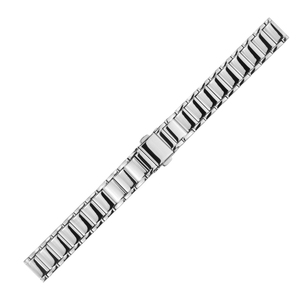 Bracelet de montre en acier inoxydable argenté, style milanais, bracelet de remplacement pour un usage professionnel et décontracté - Product Image 2