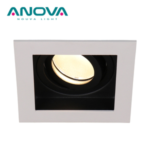 Vuông xuống ánh sáng nhà ở <span class=keywords><strong>LED</strong></span> trần ánh sáng tại chỗ khung lõm GU10 Downlight lịch thi đấu - Product Image 1
