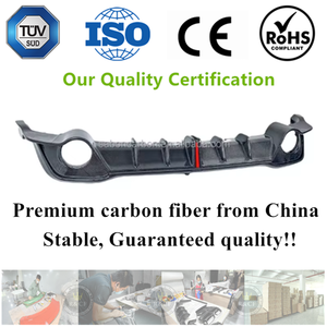 Diffuseur de pare-chocs arrière léger en fibre de carbone de haute qualité pour VW <span class=keywords><strong>GOLF</strong></span> MK8 <span class=keywords><strong>GTI</strong></span> 2019 et plus - Product Image 2