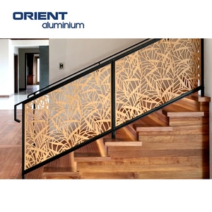 Pannello Decorativo per <span class=keywords><strong>Ringhiera</strong></span> con <span class=keywords><strong>Taglio</strong></span> <span class=keywords><strong>Laser</strong></span> dal Design Moderno in Vendita, Pannello in Alluminio Tagliato al <span class=keywords><strong>Laser</strong></span> per <span class=keywords><strong>Ringhiera</strong></span> Scale - Product Image 4