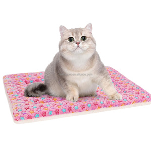 FANLINPT Anti-Slip Bottom Machine Washable Dog Bed Mat Soft Crate Mat Pet Mattress For Dog Sleeping