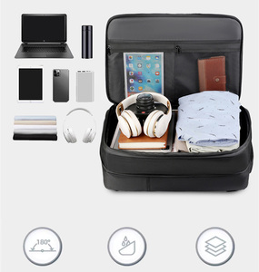 Tùy chỉnh mở rộng không thấm nước du lịch Ba lô người đàn ông kinh doanh máy tính xách tay Ba lô mochilas với Van chân không nén Ba lô - Product Image 3