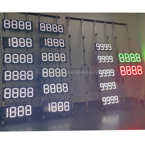 Benzinescherm Cijfer Gebruik Tankstation Tweede Led Display Scherm Digitale Prijsborden Voor Tankstation - Product Image 5
