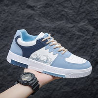 Nouvelles Baskets Sportives Blanches Plates pour Hommes, Respirantes et Confortables, Chaussures de Marche Tendance, Légères et Souples pour l'Automne et l'Hiver, du Fabricant