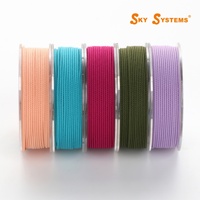1.2mm Polyester Cordon Bijoux Fil Bijoux Accessoires Bracelet Collier Matériel Perles Cordon