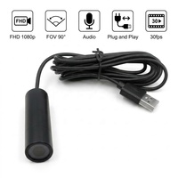 Caméra Bullet 1080P Full HD MJPG USB avec capteur CMOS 2MP, support en métal, garantie 1 an
