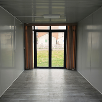 Stahl-Schrägdach Abnehmbares Containerhaus mit Regenwasser- und Schneerücklauf für Hotel- und Apartmentnutzung