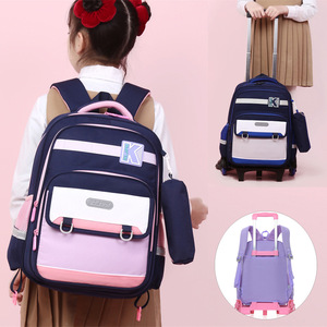 Nouveau <span class=keywords><strong>Sac</strong></span> <span class=keywords><strong>à</strong></span> <span class=keywords><strong>Dos</strong></span> Scolaire <span class=keywords><strong>à</strong></span> <span class=keywords><strong>Roulettes</strong></span> Transfrontalier pour Élèves du Primaire (3-6ème Année) ; <span class=keywords><strong>Sac</strong></span> <span class=keywords><strong>à</strong></span> <span class=keywords><strong>Roulettes</strong></span> Grande Capacité Personnalisation du Logo - Product Image 1