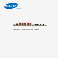 W680MS Shenzhen Bulk Carte mère 12 USB SATA3.0 TPM PS2 Dual DDR4 Dual HD1.4 Socket Matx LGA 1700
