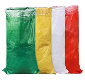 Sac tissé en plastique agricole de 25 kg, 50 kg, 100 kg, sac tissé en PP coloré, sac imprimé pour le riz, fonction antistatique - Product Image 2