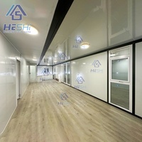 Maison conteneur préfabriquée isolée et extensible de 20 pieds ou 40 pieds, 1, 2, 3, 4 ou 5 chambres, pliable et transportable