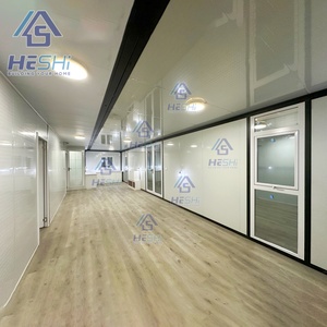 บ้านสำเร็จรูปแบบตู้คอนเทนเนอร์ขนาด 20 ฟุต 40 ฟุต แบบขยายได้ พร้อมฉนวนกันความร้อน มีให้เลือก 1 2 3 4 5 ห้องนอน บ้านพับได้เคลื่อนย้ายได้ - Product Image 6
