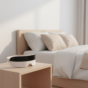 Masajeador <span class=keywords><strong>de</strong></span> Ojos Edición Avanzada, Estimulación Precisa <span class=keywords><strong>de</strong></span> Puntos <span class=keywords><strong>de</strong></span> Acupuntura, Paquete <span class=keywords><strong>de</strong></span> <span class=keywords><strong>Calor</strong></span> con Sensor <span class=keywords><strong>de</strong></span> Temperatura, Música Bluetooth para Aliviar la Fatiga Visual - Product Image 1