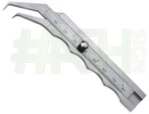 Thorpe Pied à coulisse de 4.5 pouces avec graduations de 80 mm de pouce et mm, mesure jusqu'à 3 pouces-Garantie 1 an - Product Image 2