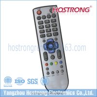 Télécommande de récepteur satellite FORTEC STAR en ABS argenté, personnalisée en usine, avec code roulant