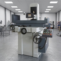 Machine de rectification de surface manuelle M250 de haute précision et haute productivité, moteur d'engrenage 1,5 kW, moteur de broche électrique en option