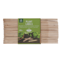 Étiquettes de plantes en bois Ensemble de 40 marqueurs de jardin écologiques pour plantes en pot