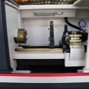 Trung Quốc ck6140 cak6140 với thủy lực <span class=keywords><strong>Chuck</strong></span> tailstock <span class=keywords><strong>CNC</strong></span> máy tiện máy mini ngang phẳng giường <span class=keywords><strong>CNC</strong></span> kim loại máy tiện - Product Image 4