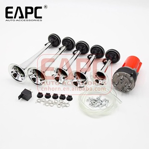 TZ-329-bocina de 12v para coche, claxon de 5 tubos, música súper fuerte, DIXIE <span class=keywords><strong>JAZZ</strong></span>, DIXIELAND, buzina a ar, paquistaní - Product Image 1