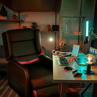 AJUNION Prix direct usine Nouveau design Canapé de jeu OEM Fauteuil de jeu ergonomique pivotant Fauteuil de jeu de course ps4 pour salon
