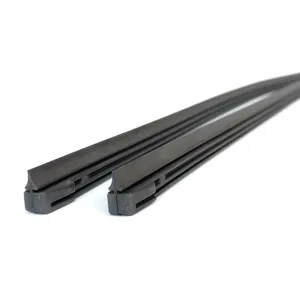 Kction 6 mm Car MetalWiper Blades Repair Windshield Wipers Beam Universal U hook Wiper Blade Strips Rubber Refill