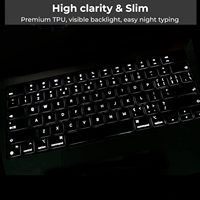Pelindung Kulit Keyboard TPU Ultra Tipis Premium untuk Macbook Neo Air Pro 13 13.6 14 14.2 15 15.3 16 16.2 Inch M1 M2 M3 M4 M5