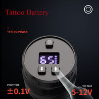 Mini batería de tatuaje de fuente de alimentación inalámbrica portátil RCA/DC